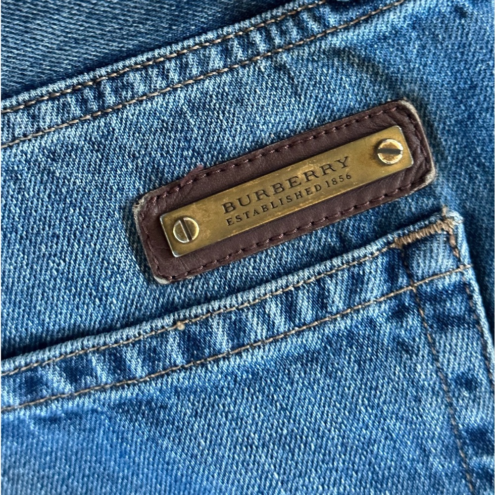 Burberry button-fly faded look jeans 32X34 boyfriend Brit London 90's Y2k celeb